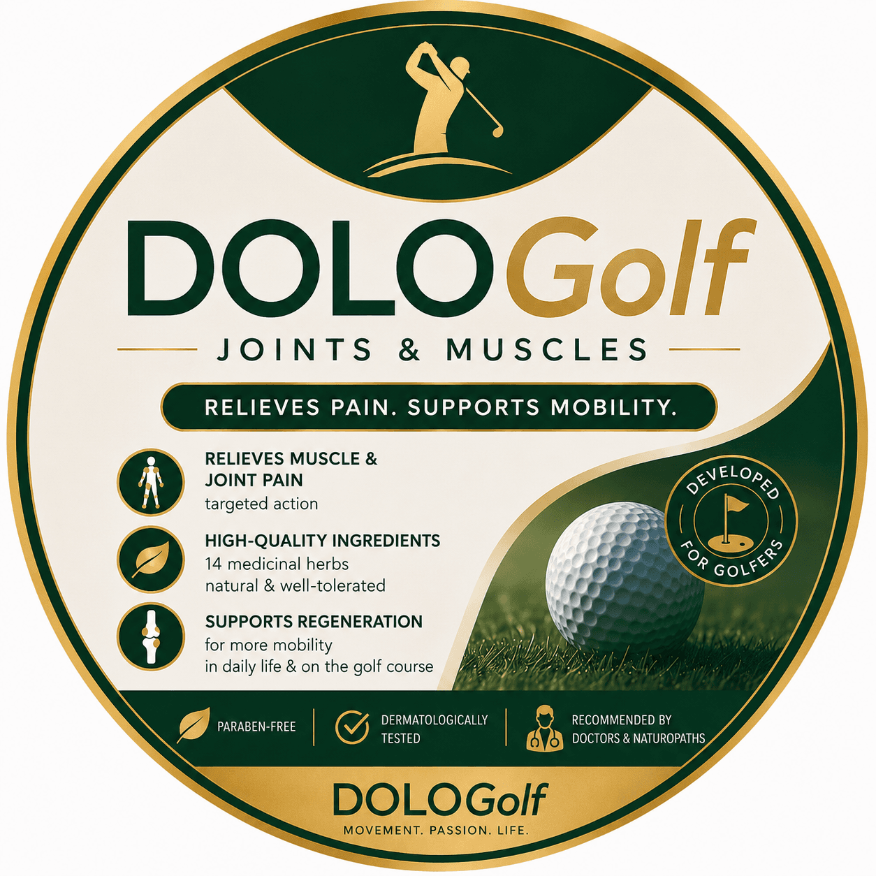 DOLO Golf — quality seal